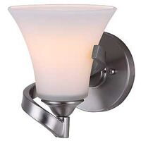 LUM MEUBLE-LAVABO 1 AMP VERRE OPL MAT 60 W