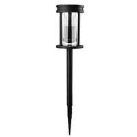 Boston Harbor 27097 Solar Flickering Stake Light, Ni-MH Battery, AA Battery, 3-Lamp, LED Lamp, Plastic Fixture, Black
