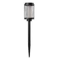 Boston Harbor 27098 Solar Pathway Light, Ni-MH Battery, AA Battery, 12-Lamp, LED Lamp, Metal/Plastic Fixture, Black