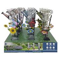 Boston Harbor 26146 Rain Gauge, Ni-Mh Battery, 1-Lamp, LED Lamp, Metal Glass Plastic Fixture, Battery Included: Yes