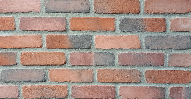 Schoolhouse Thin Brick veneer: Flat: 13.15 sqft/ box