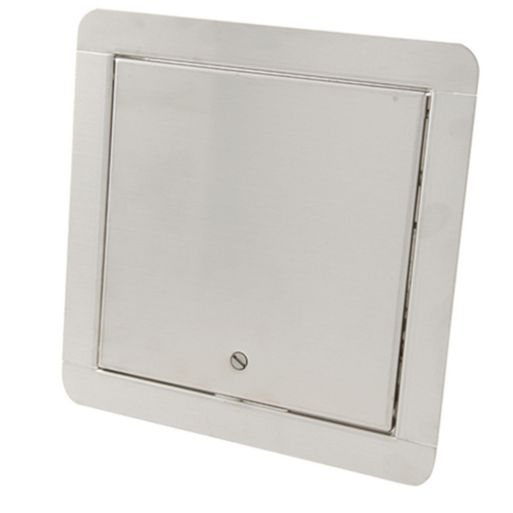 PROFLO PF1818AD 18 in. x 18 in. Prime coated Metal Universal Access Door, Almond