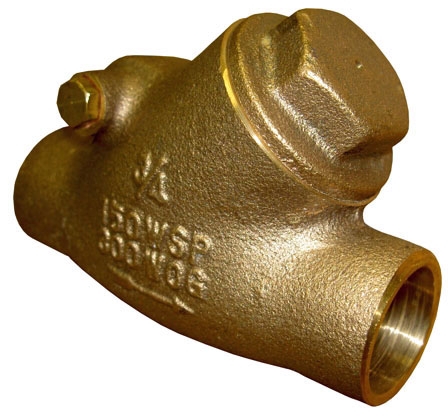 FNW FNW1242J 1-1/2 in. Sweat 150# Bronze Swing Check Valve