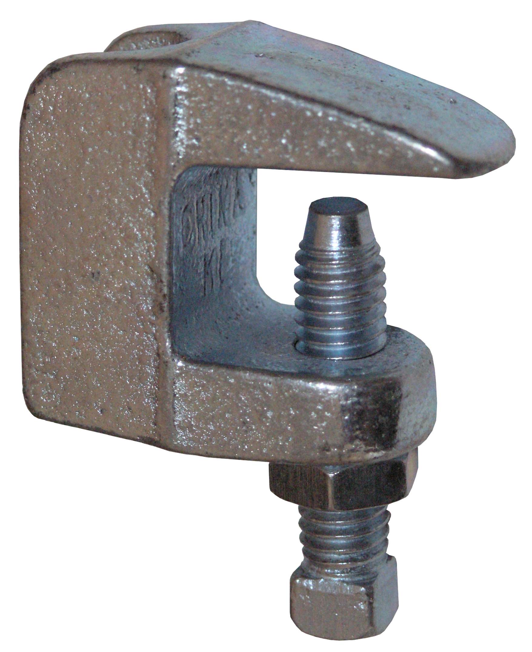 FNW FNW7203ZC Figure 7203 3/8 in. Zinc Malleable Iron Junior Universal Beam Clamp, Grey, 400 lb