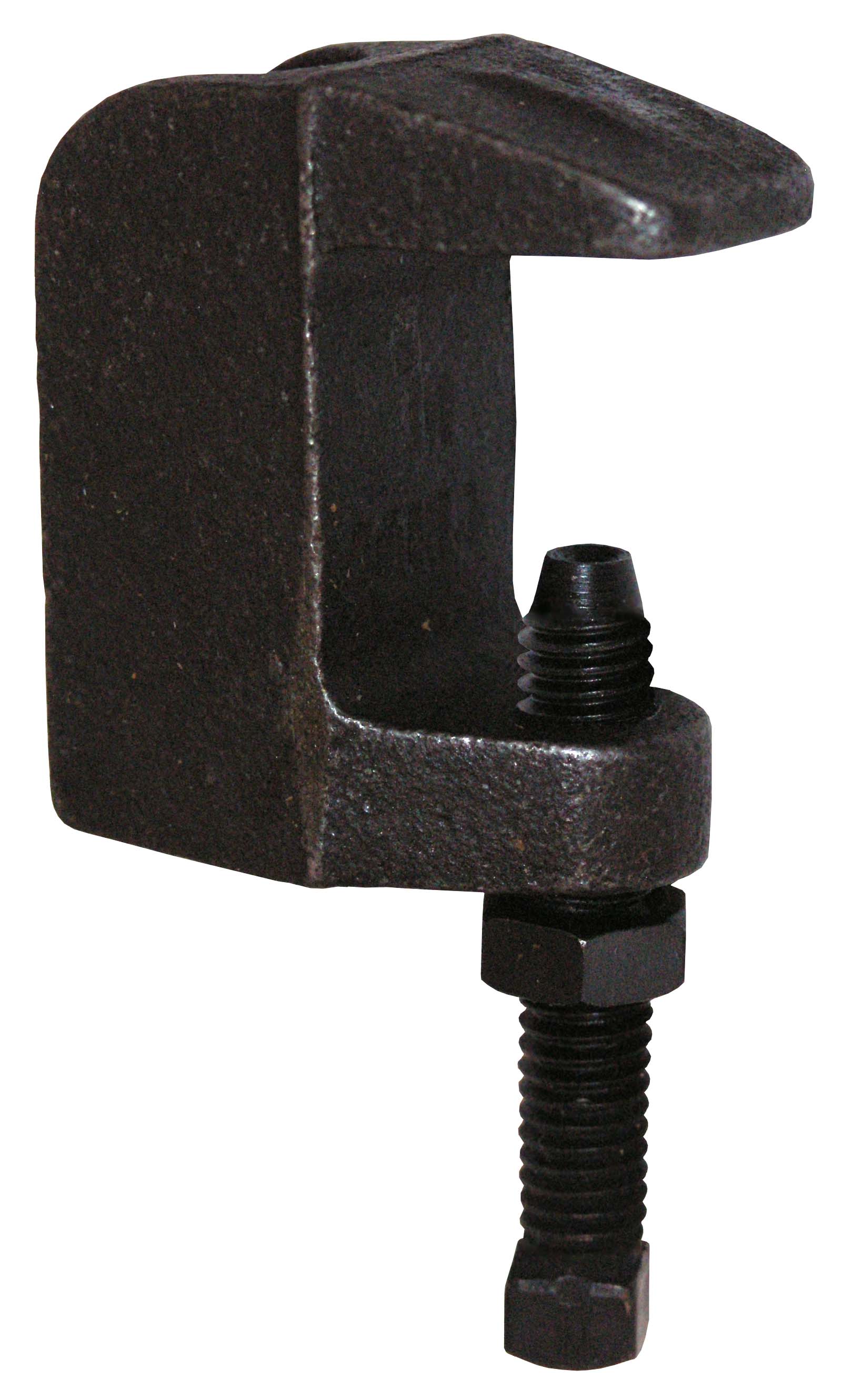 FNW FNW7204PC Figure 7203 3/8 in. Plain Malleable Iron Wide Mouth Universal Beam Clamp, Black, 400 lb