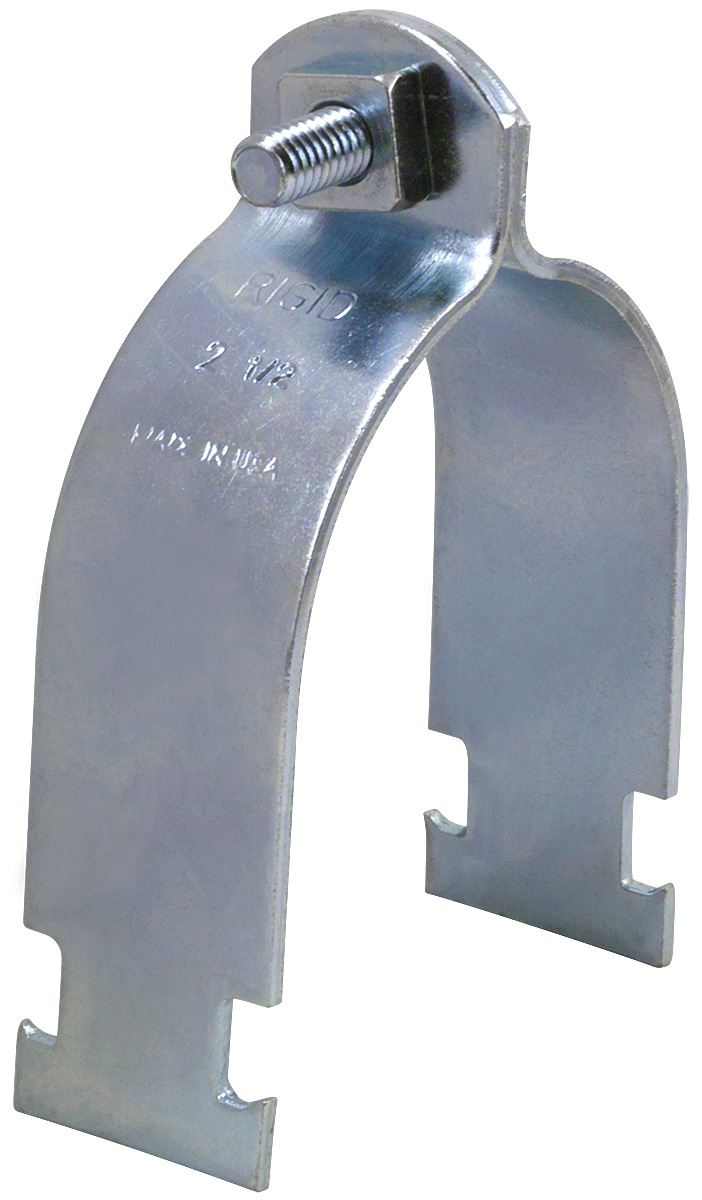 FNW FNW7873Z0150 Figure 7873 1-1/2 in. IPS Zinc-Plated Rigid Carbon Steel Plastic Strut Clamp