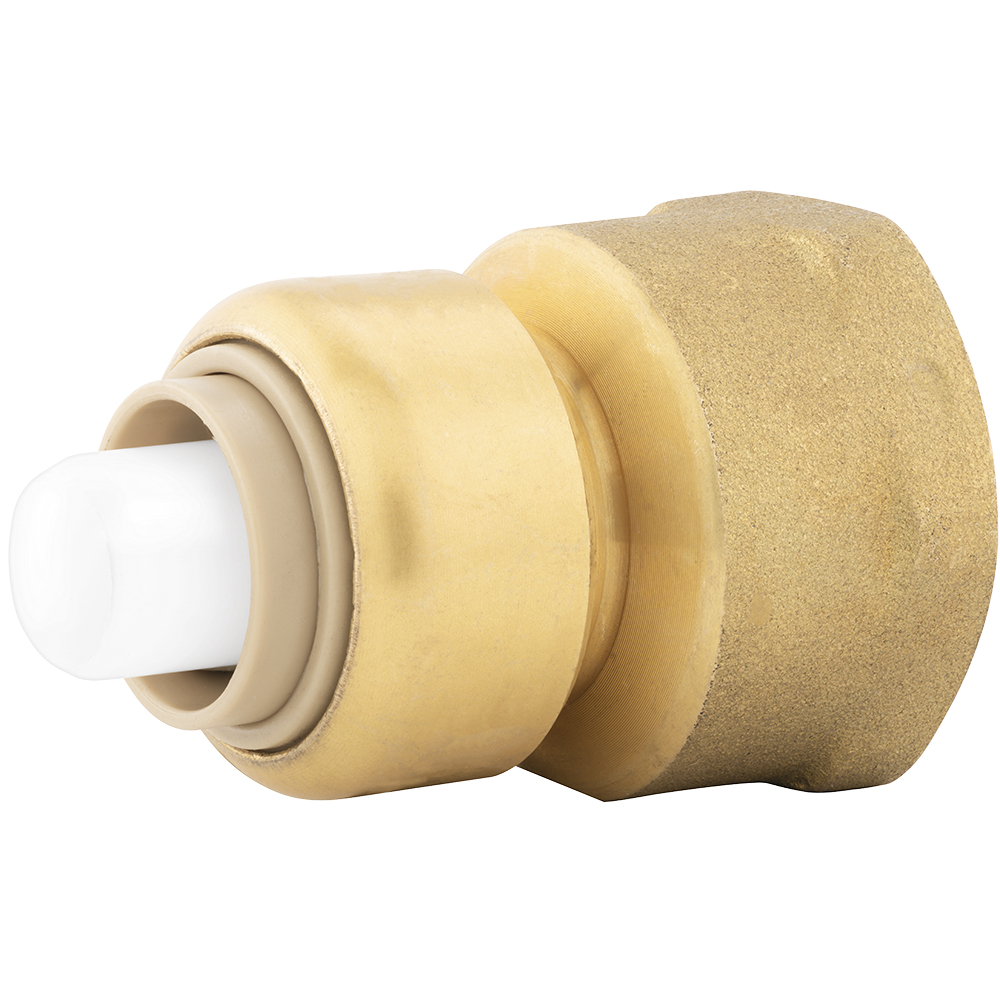 Jones Stephens C77422LFC PlumBite 1/2 in. x 3/4 in. FPT Push On Reducing Adapter, Bag of 1