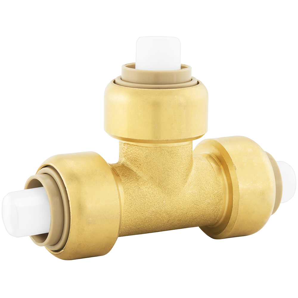 Jones Stephens C77440LFC PlumBite 1/2 in. Push On Tee, Bag of 1