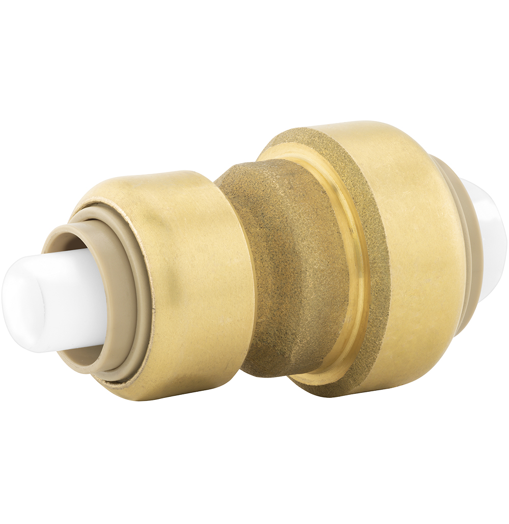 Jones Stephens C77406LFC PlumBite 3/4 in. x 1/2 in. Push On Reducing Coupling, Bag of 1