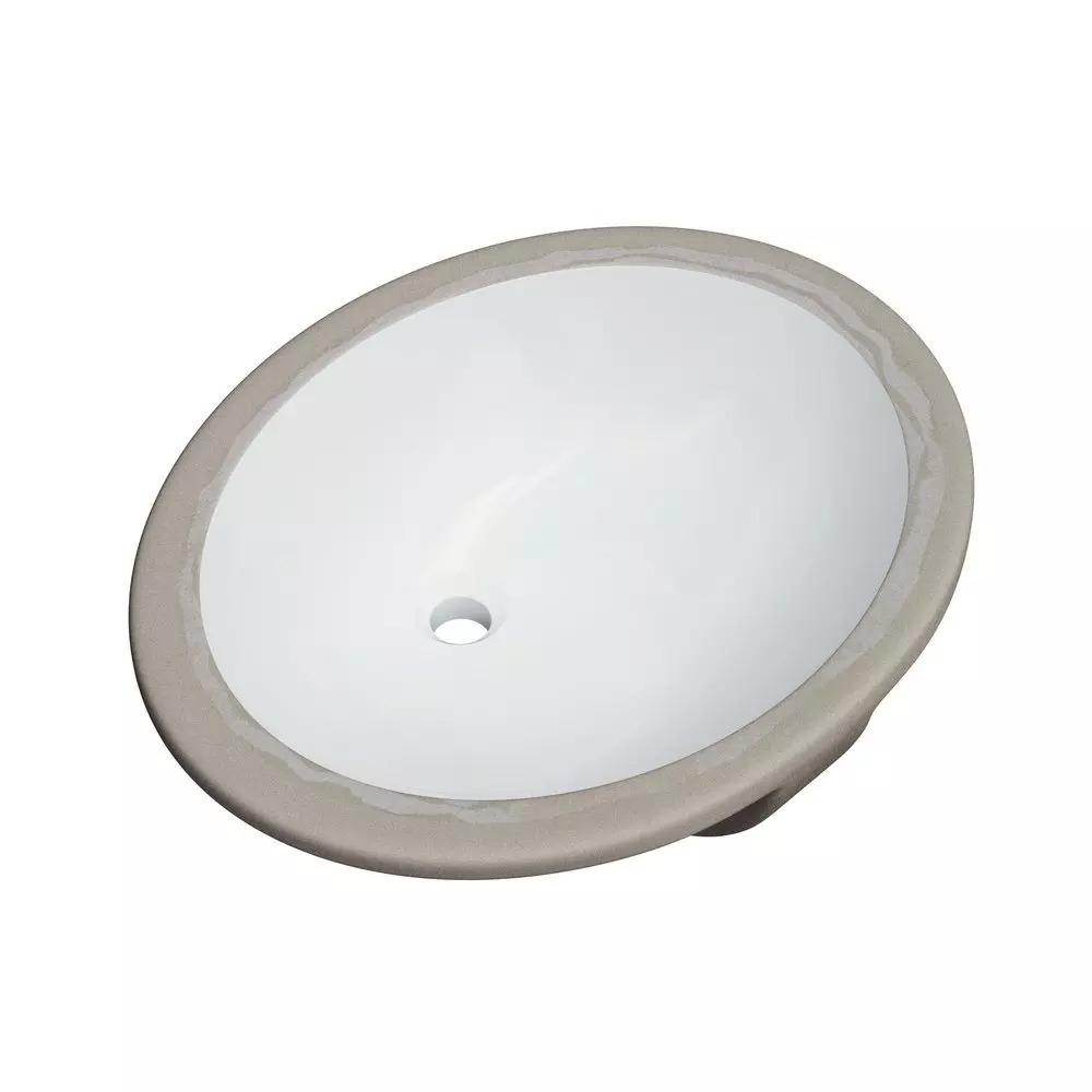 PROFLO PF1714UAWH Comstock 19-1/2 in. x 16 in. Undermount Vitreous China Bathroom Sink, White