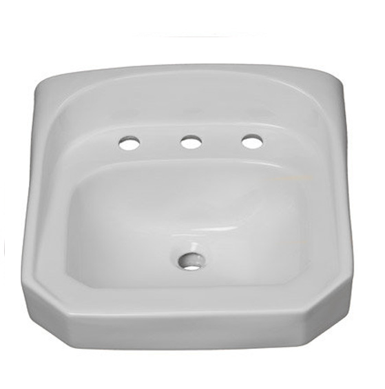 PROFLO PF5514WH Getchell 20-5/8 in. x 18-1/2 in. Wall Mount Vitreous China Bathroom Sink, White