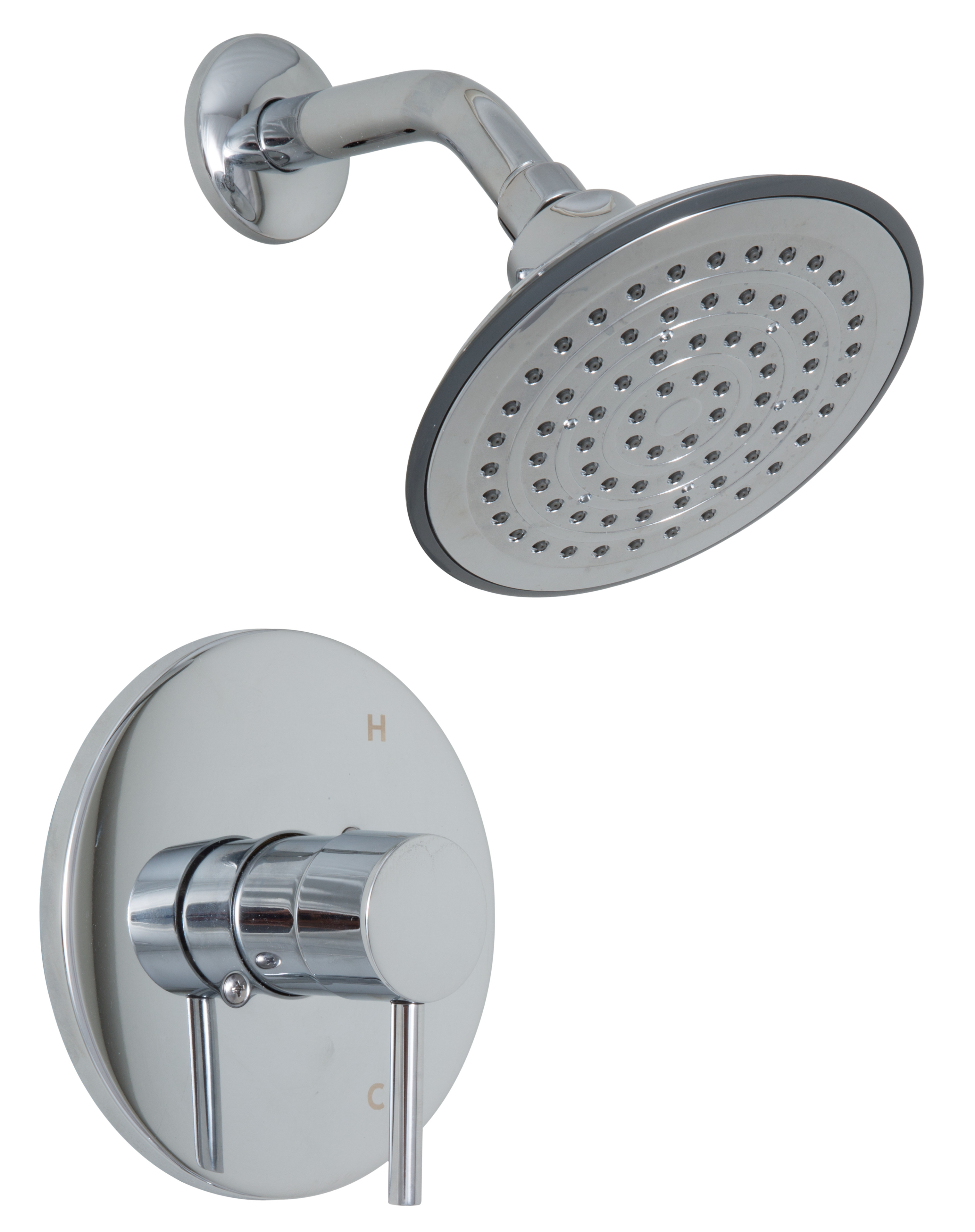 PROFLO PF8820GCP Orrs 1.75 gpm Single Handle Lever Trim Shower Faucet, Polished Chrome