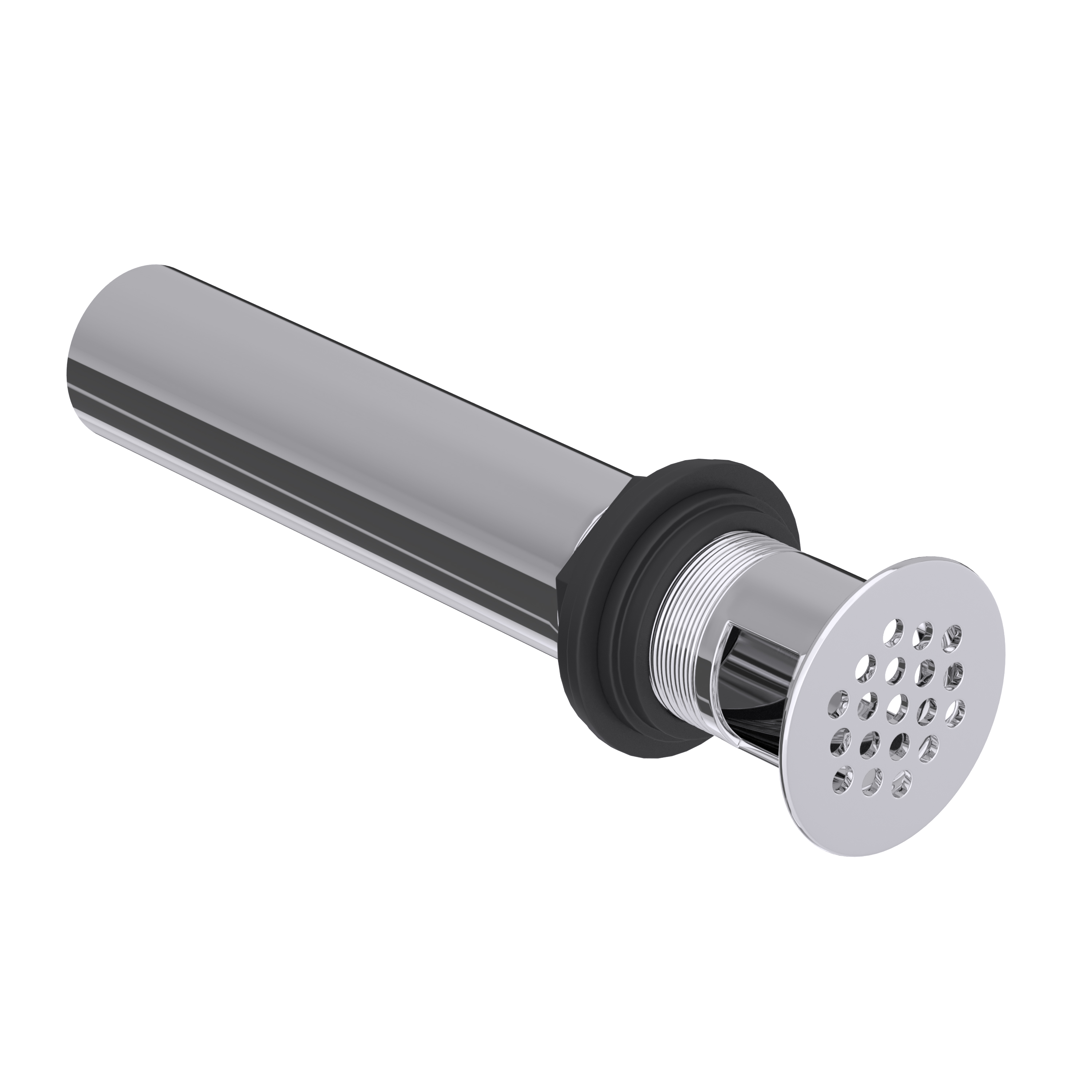 PROFLO PFGD100 1-1/4 in. x 6 in. 17 ga Grid Drain, Chrome