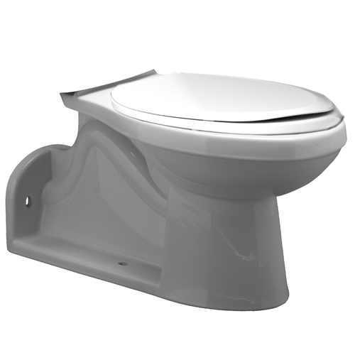 PROFLO PF1605PAWH Gilpin Series Elongated Toilet Bowl, White