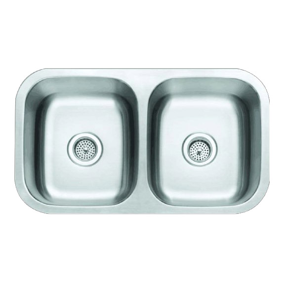 PROFLO VU3118A0 31 in. x 17-87/100 in. Undermount Stainless Steel Kitchen Sink, Stainless Steel