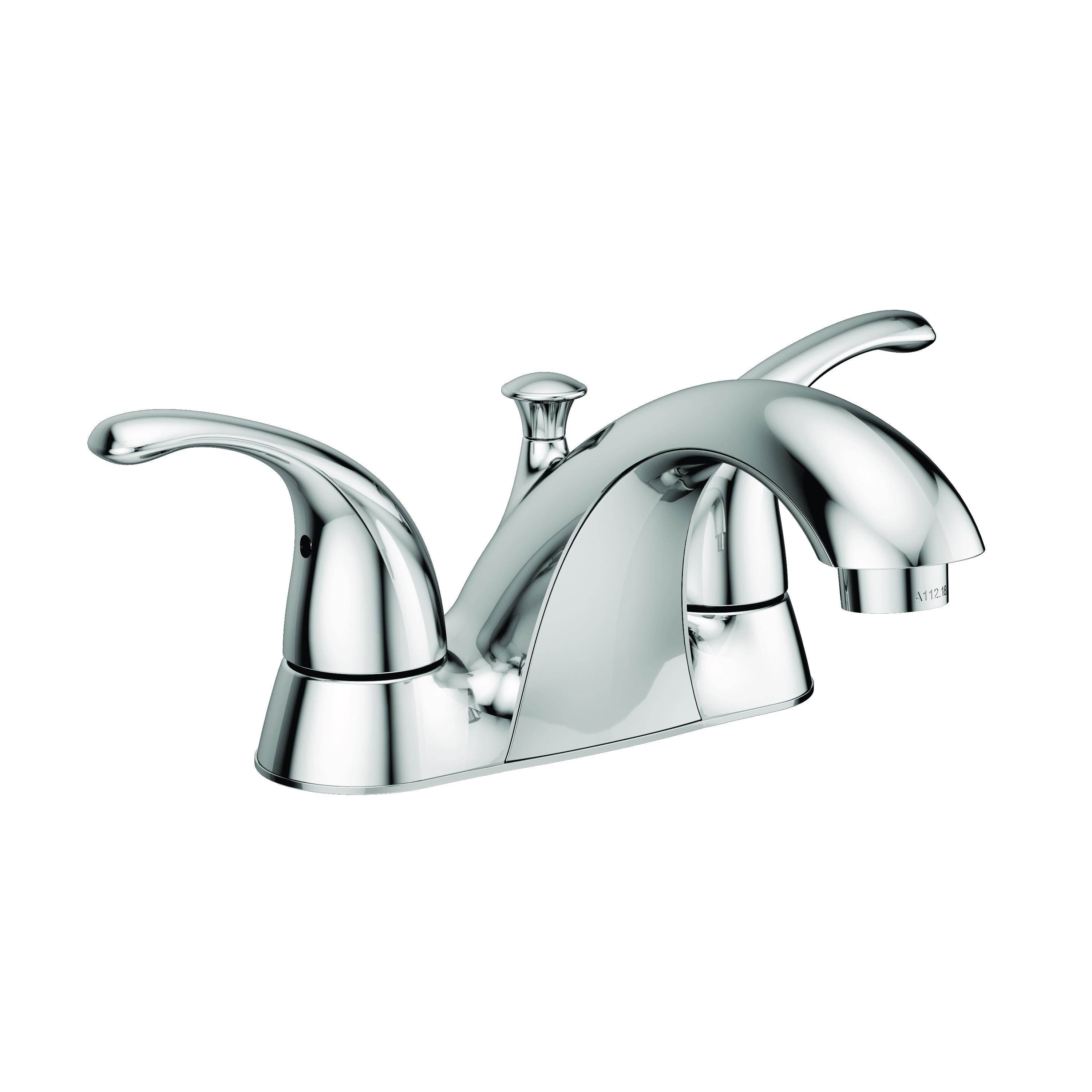 PROFLO PFWSC6847CP Alvord Lead Free Two Handle Lever Centerset Bathroom Sink Faucet, Polished Chrome
