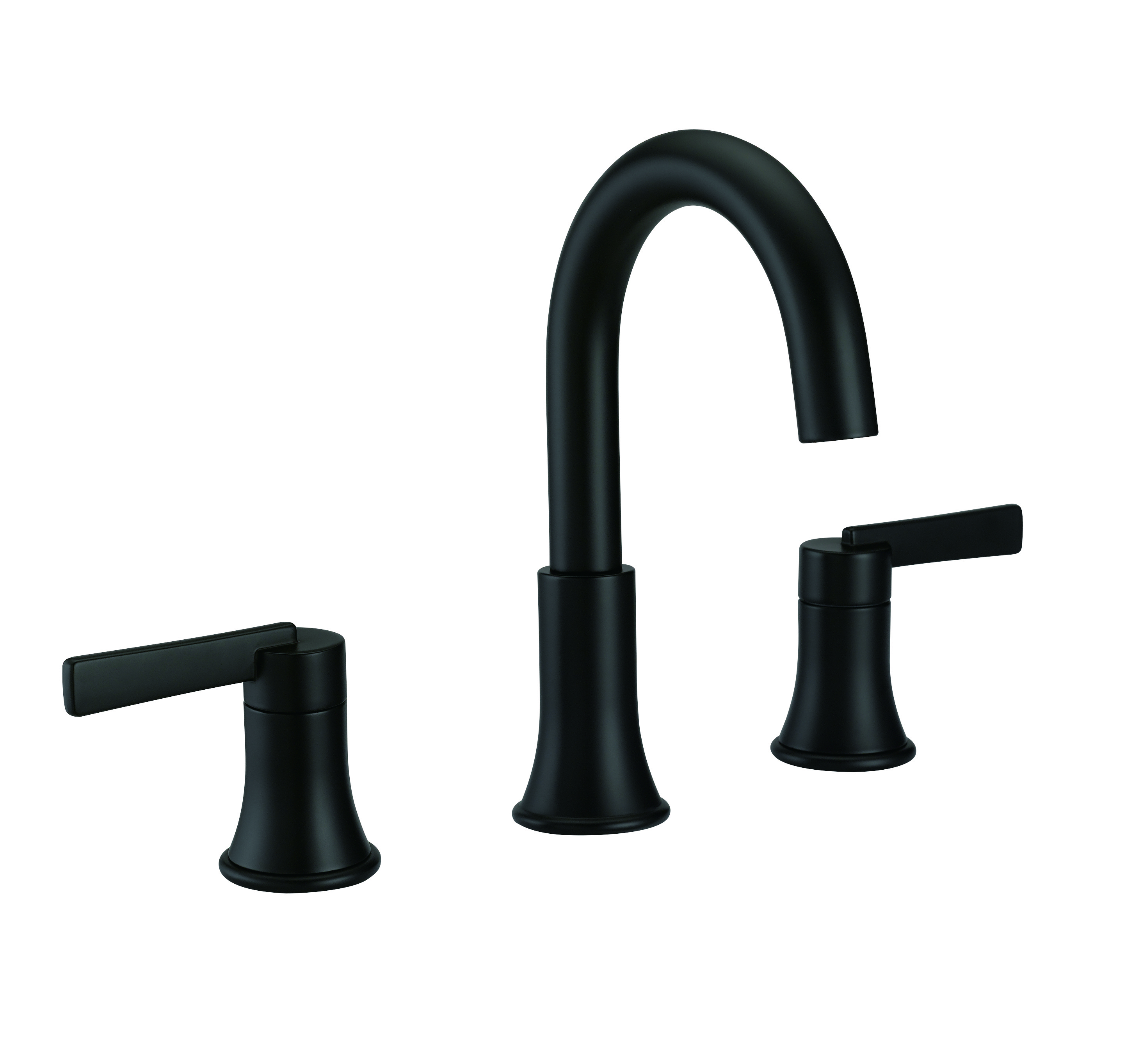 PROFLO PFWSC8867MB Lead Free Two Handle Lever Widespread Bathroom Sink Faucet, Matte Black