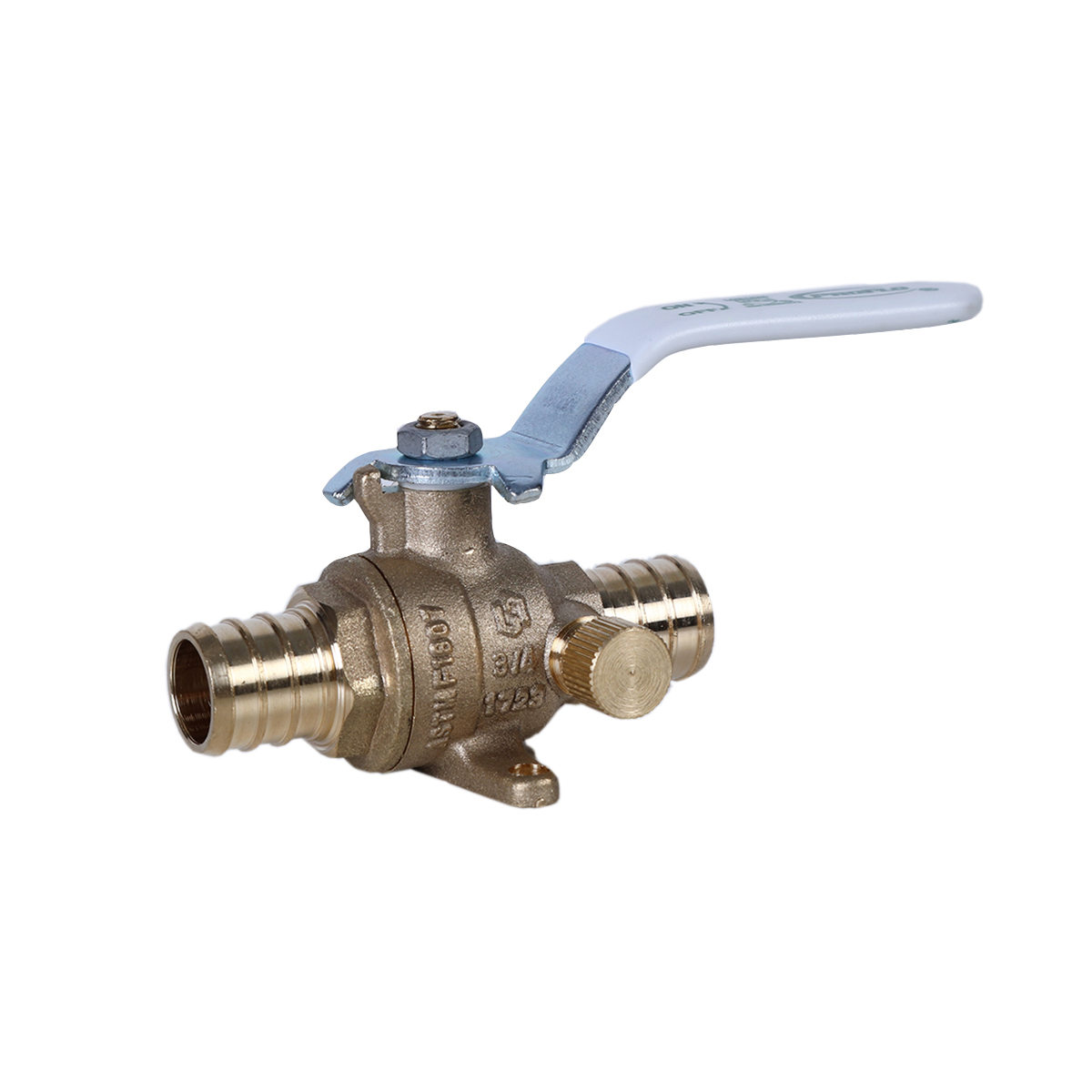 PROFLO PFX462WDD PFX462 Series Low Lead Compliant 1/2 in. PEX x PEX Brass Ball Valve with Drain