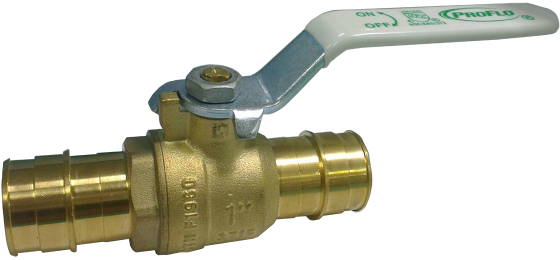 PROFLO PFX472G PFX472 Series Low Lead Compliant 1 in. PEX x PEX Brass Ball Valve