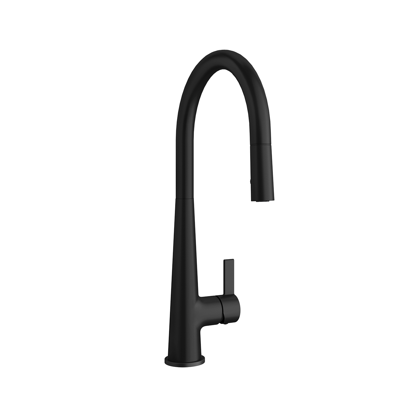 PROFLO PFXC4512MB Cowan Lead Free Single Handle Lever Kitchen Sink Faucet, Matte Black