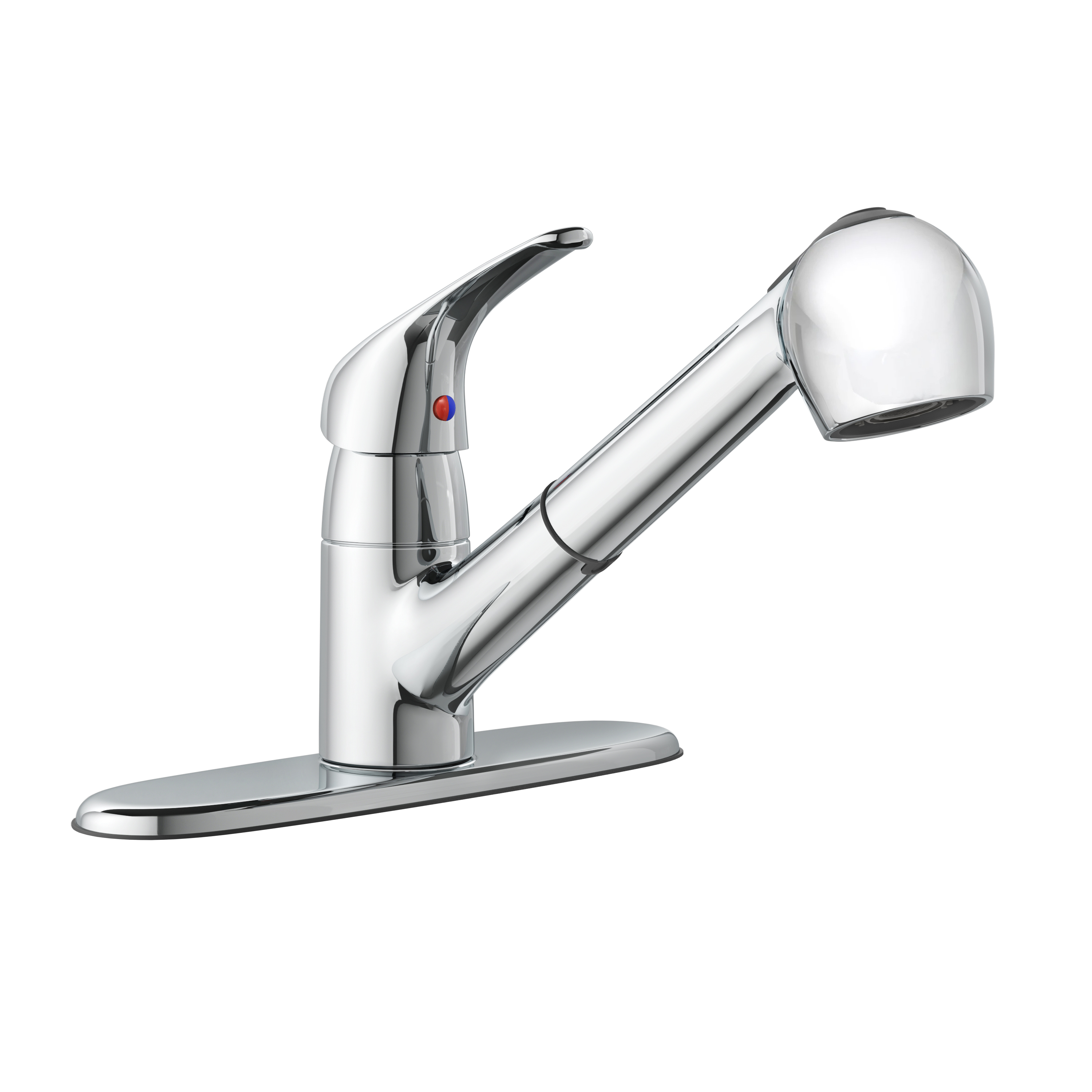 PROFLO PFXC5157CP Lead Free Single Handle Lever Kitchen Sink Faucet, Polished Chrome