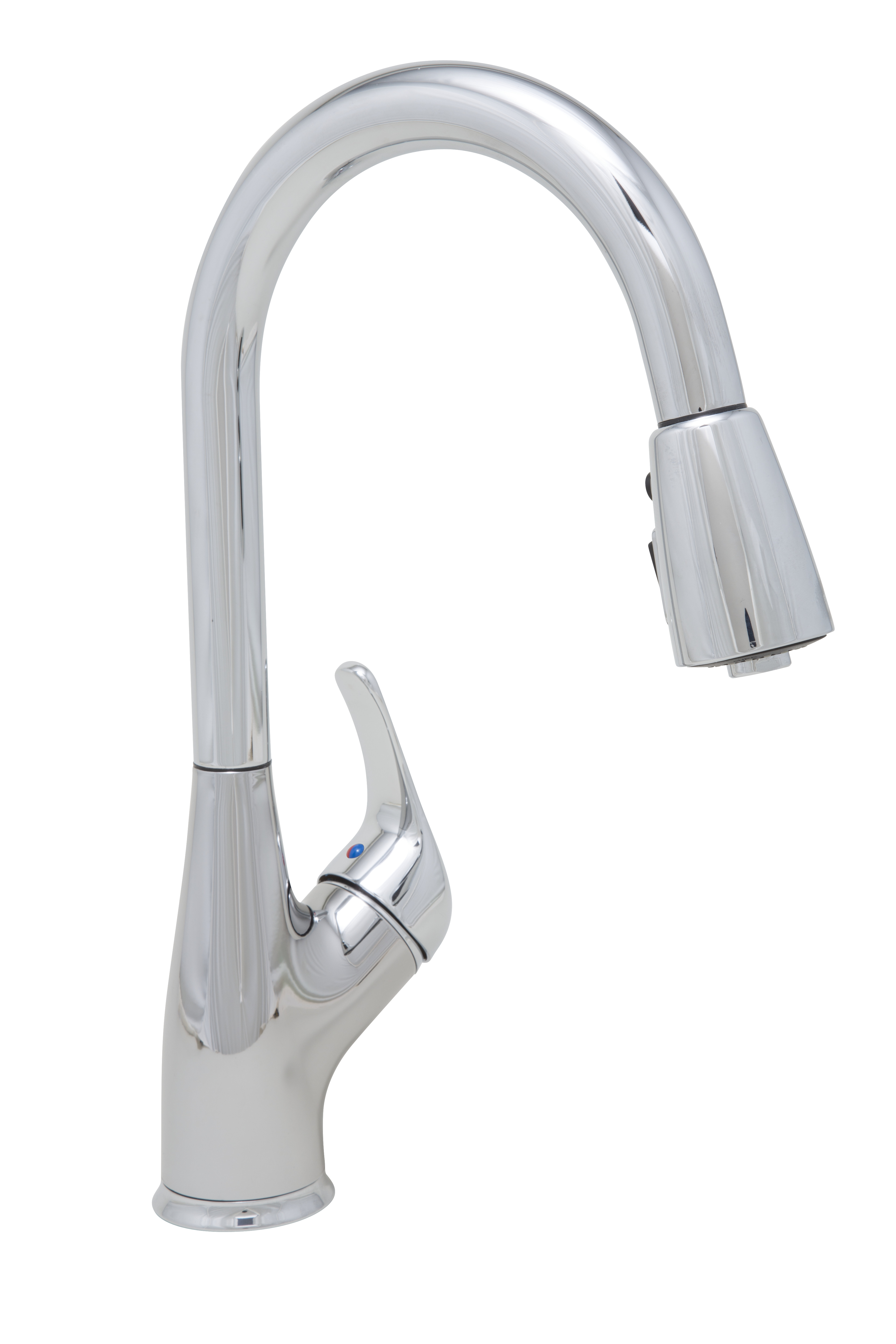 PROFLO PFXC9011CP Tecopa Lead Free Single Handle Lever Kitchen Sink Faucet, Polished Chrome