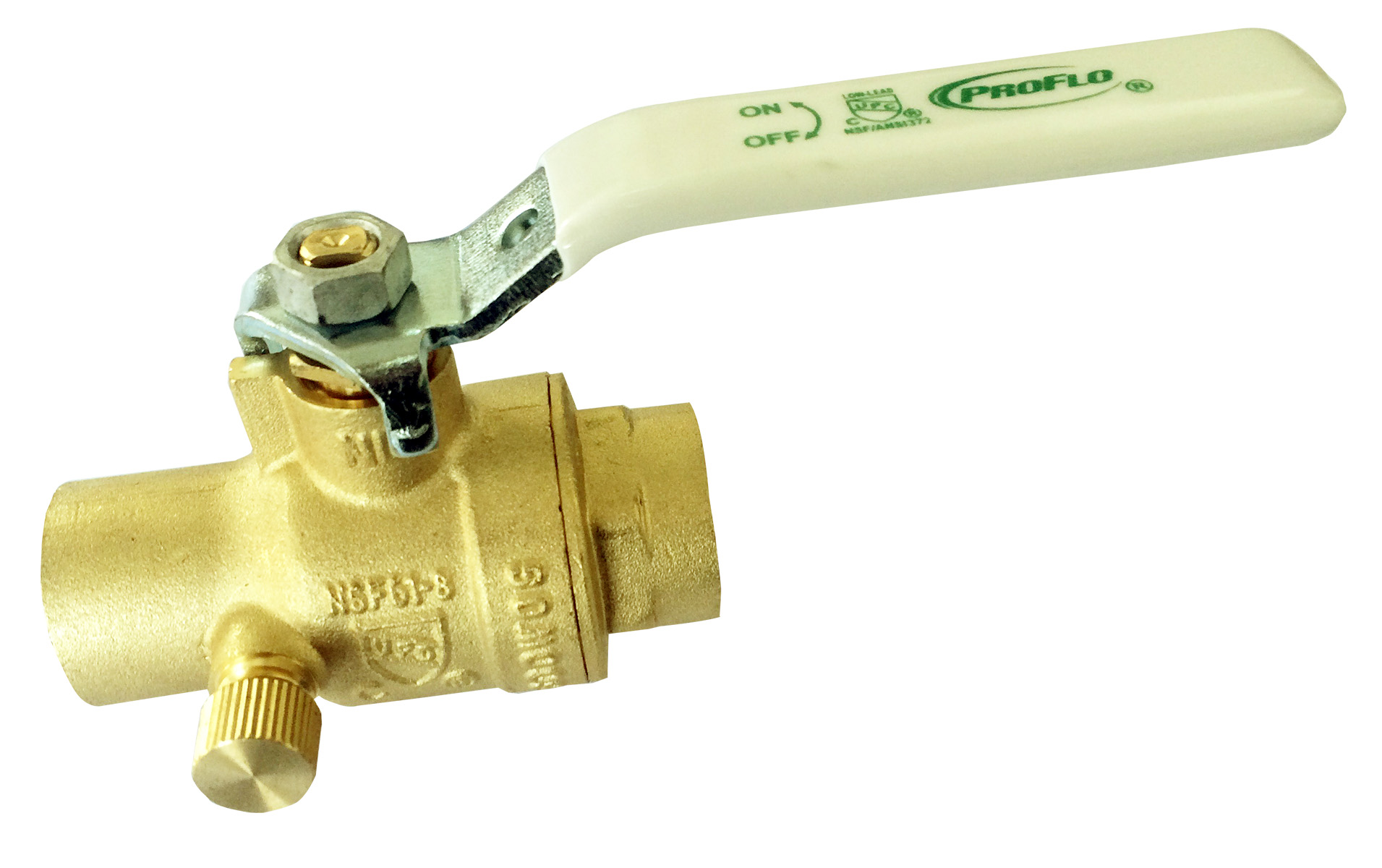 PROFLO PFXR858PF PFXR858 Series Low Lead Compliant 3/4 in. Sweat x Sweat Full Port Ball and Waste Valve
