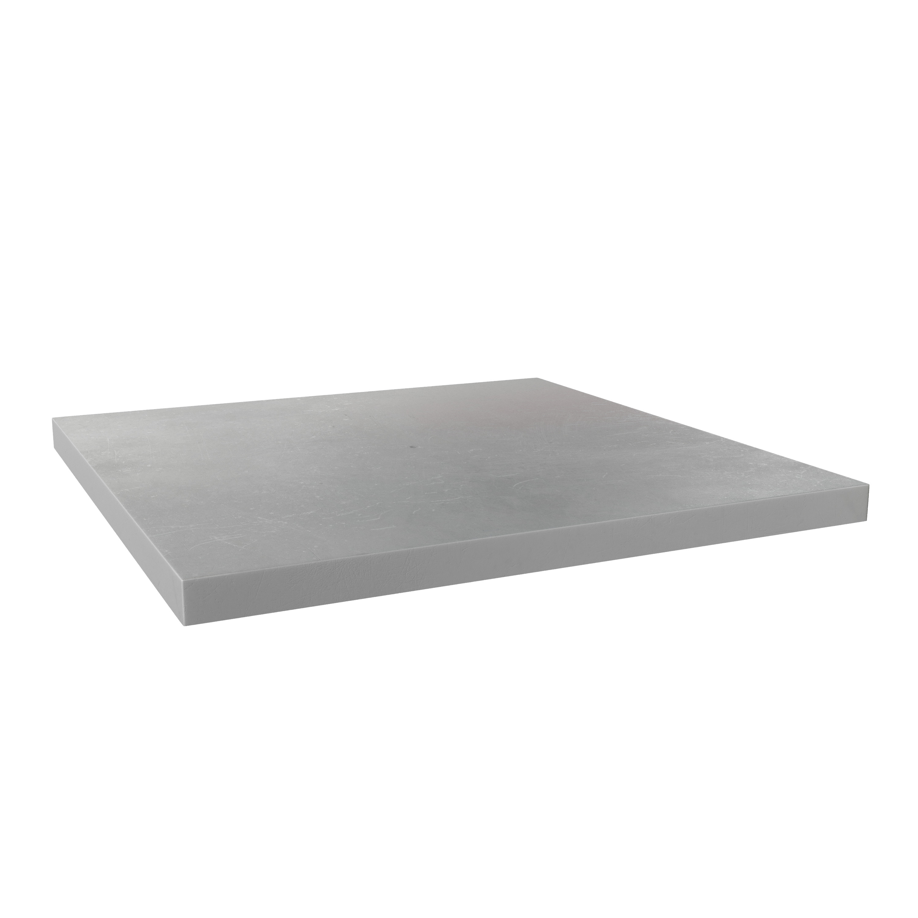 ProSelect PSCPE36362 36 in. x 36 in. x 2 in. Plastic Equipment Pad, Grey
