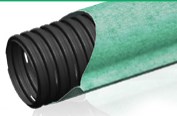 DRAIN 100mm(4'') PERF MEGA3 E250 NT GREEN 3M