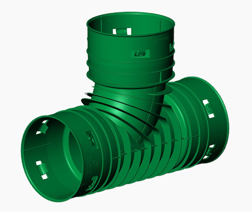 TEE-WYE 150x150x150mm(6x6x6'')