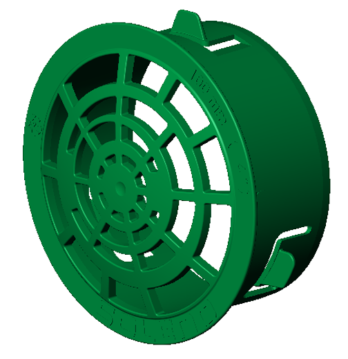 PLAS GRATE INT 100mm(4'')