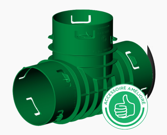 INT TEE 100x100x100mm(4x4x4'')