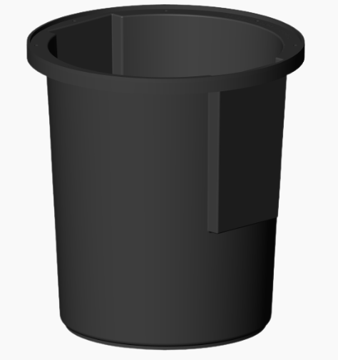 RADON SUMP BASIN 450x550mm(18x22'') FOR 1UCVRADON18