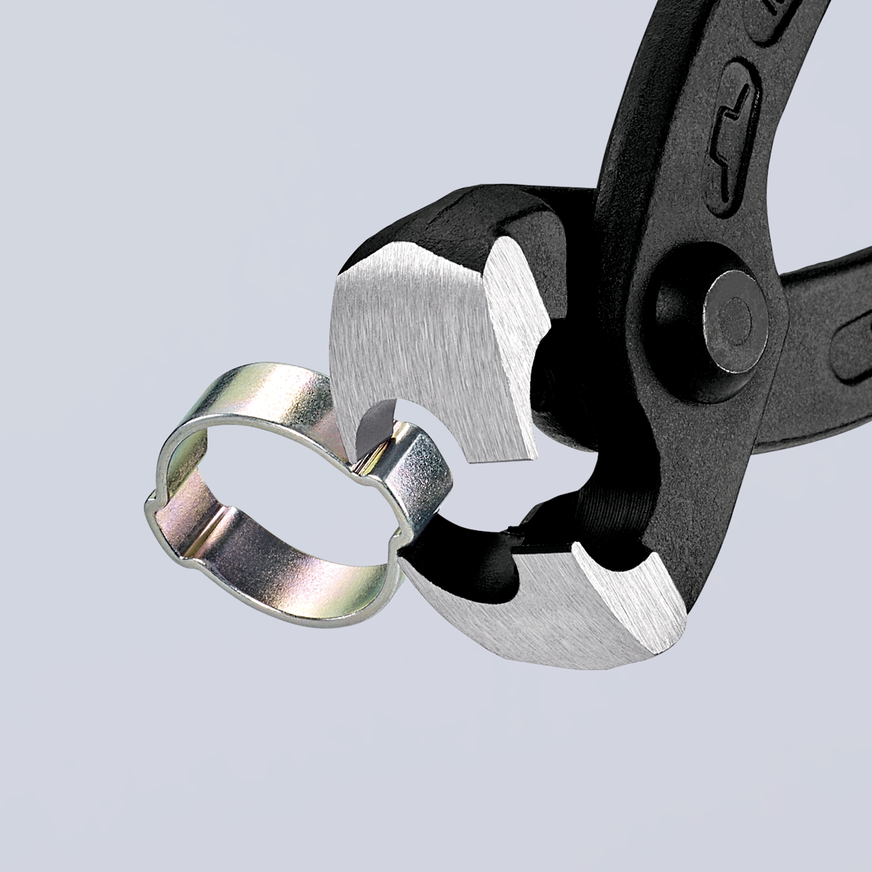 8 3/4" Ear Clamp Pliers with Front and Side Jaws