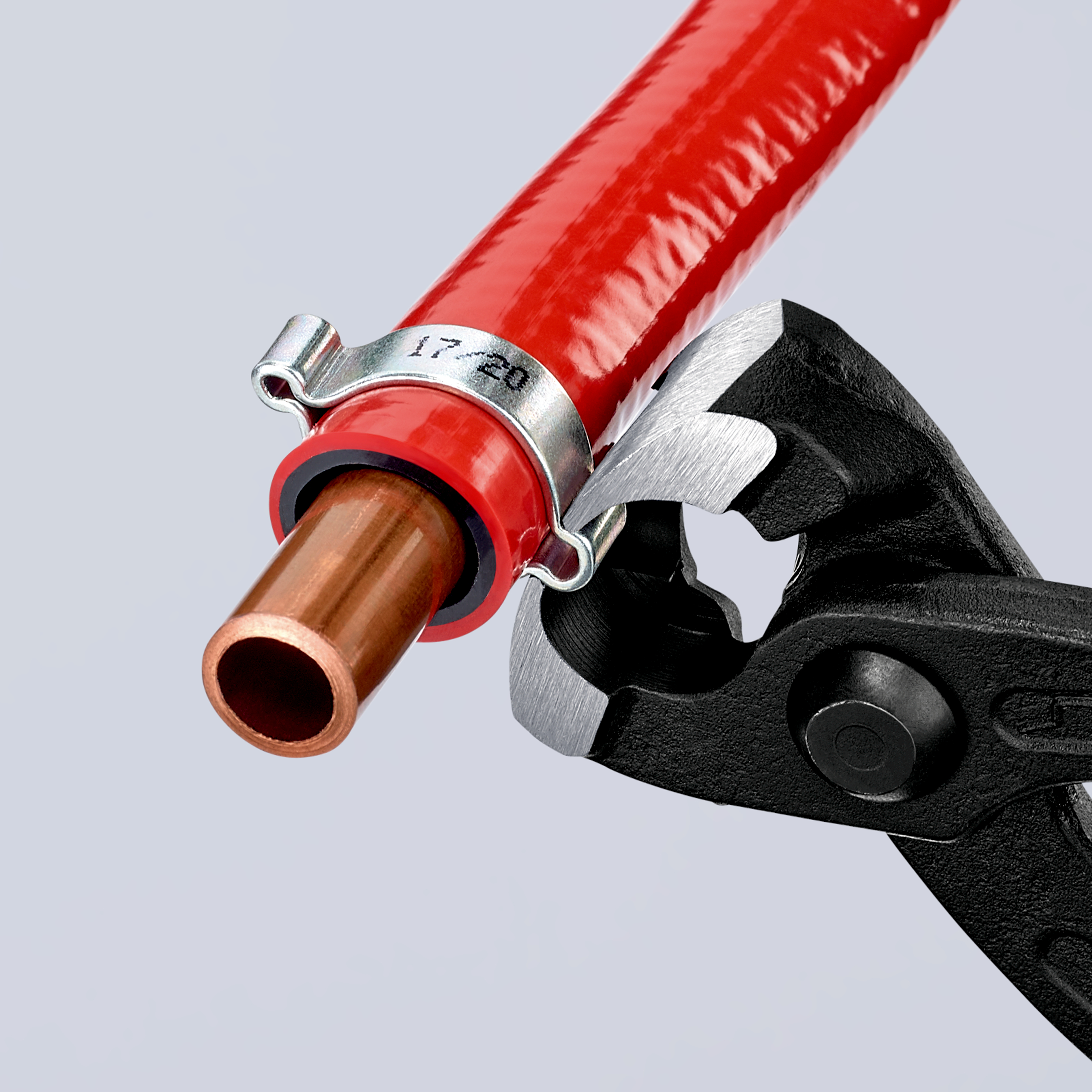 8 3/4" Ear Clamp Pliers with Front and Side Jaws