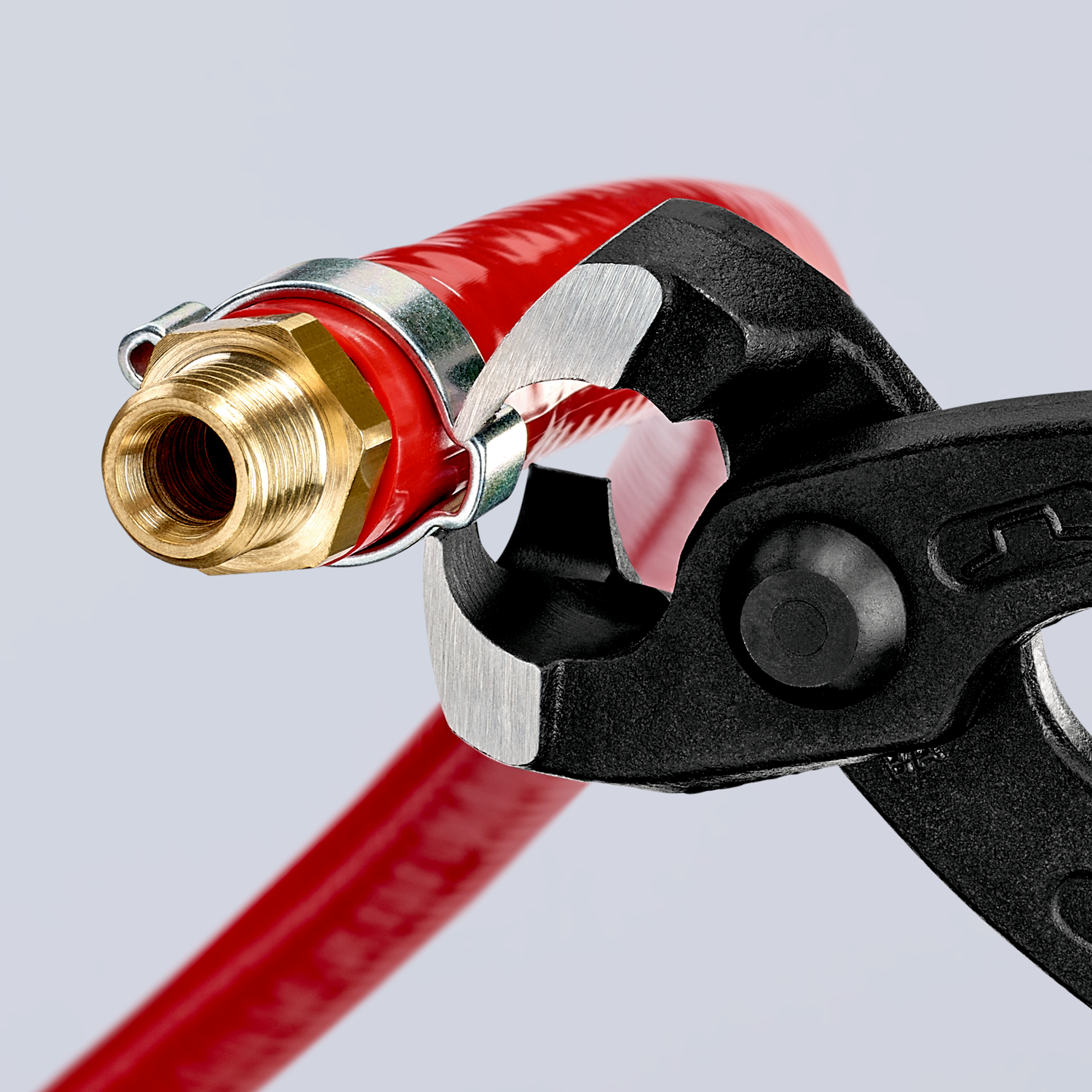8 3/4" Ear Clamp Pliers with Front and Side Jaws