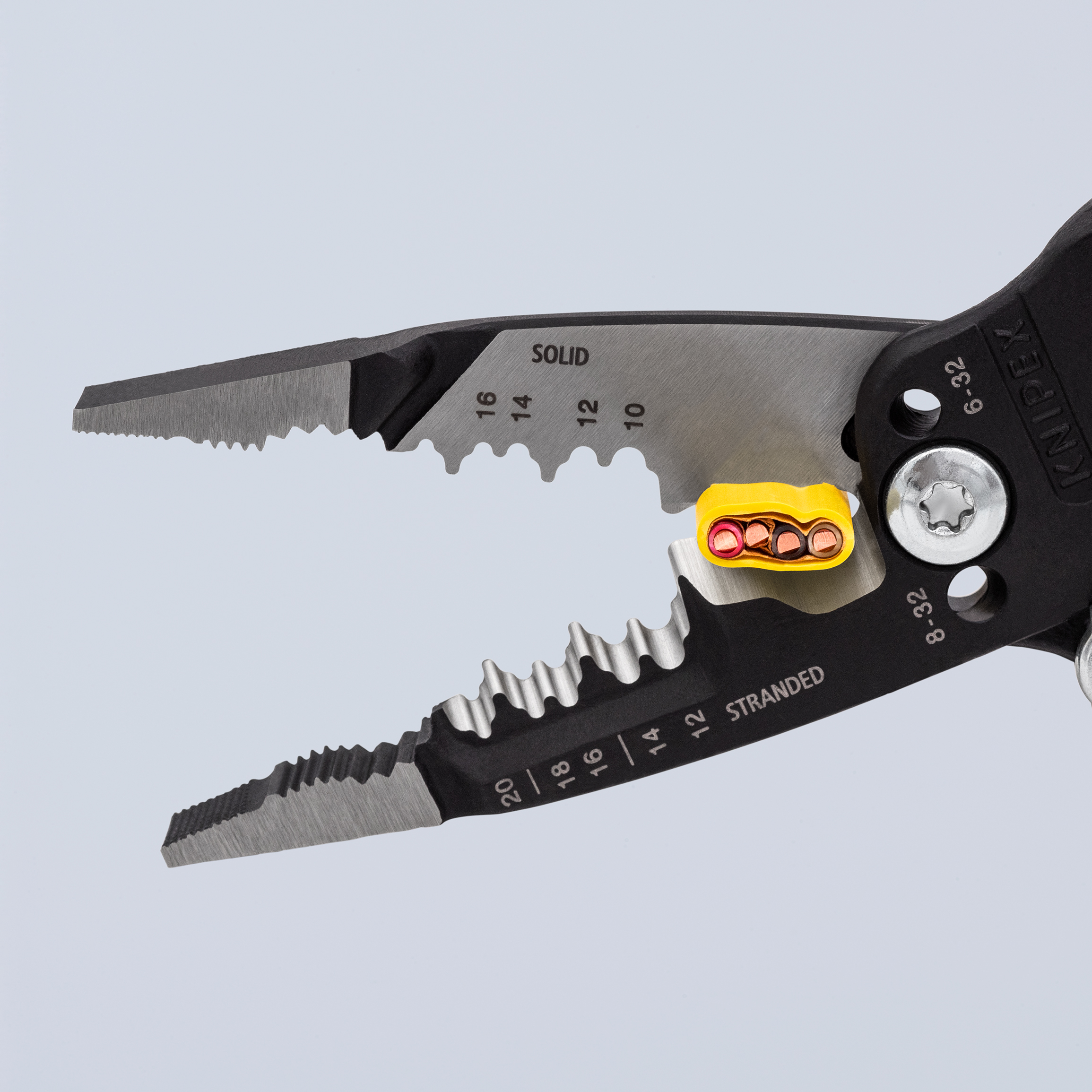 8" Forged Wire Stripper 20-10 AWG