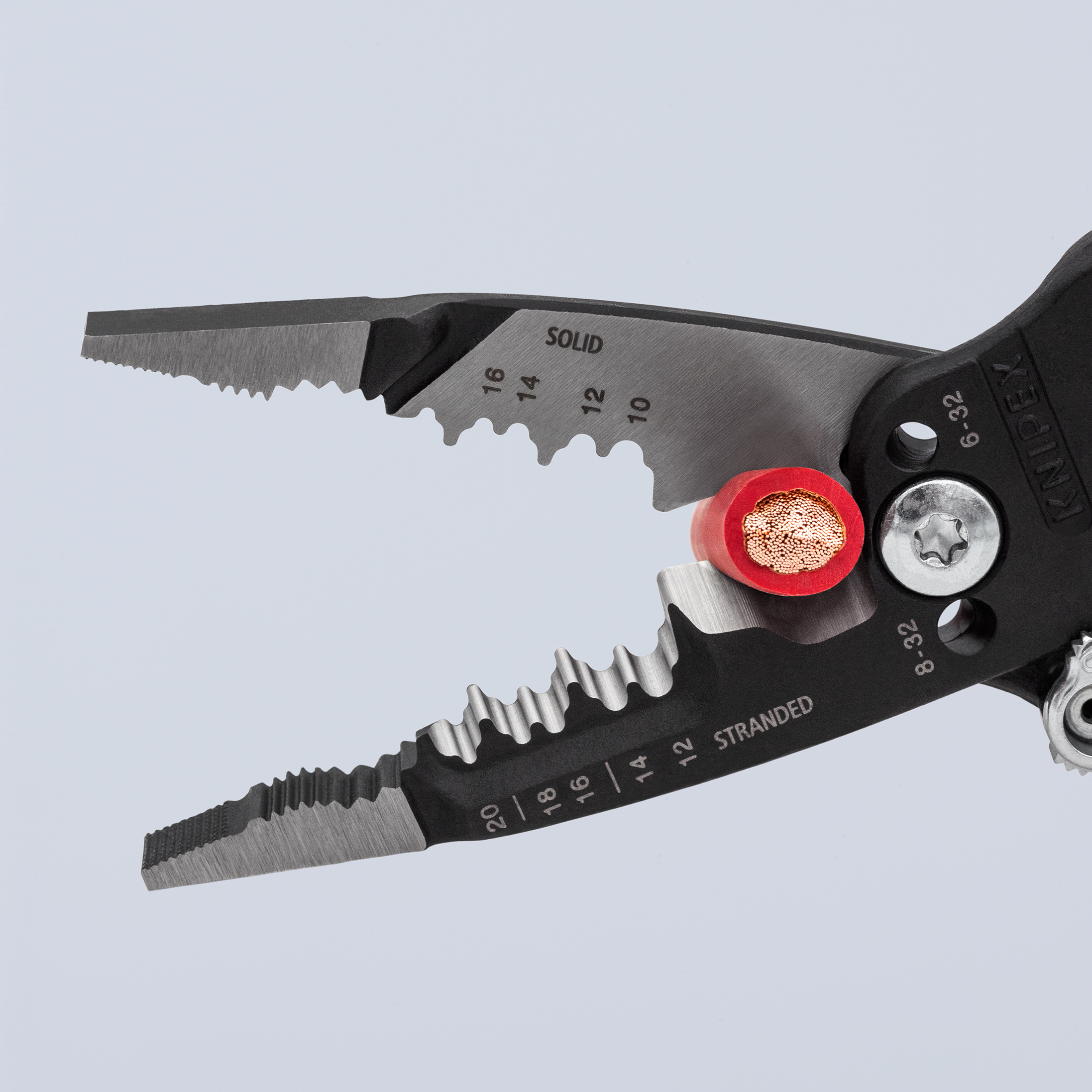 8" Forged Wire Stripper 20-10 AWG