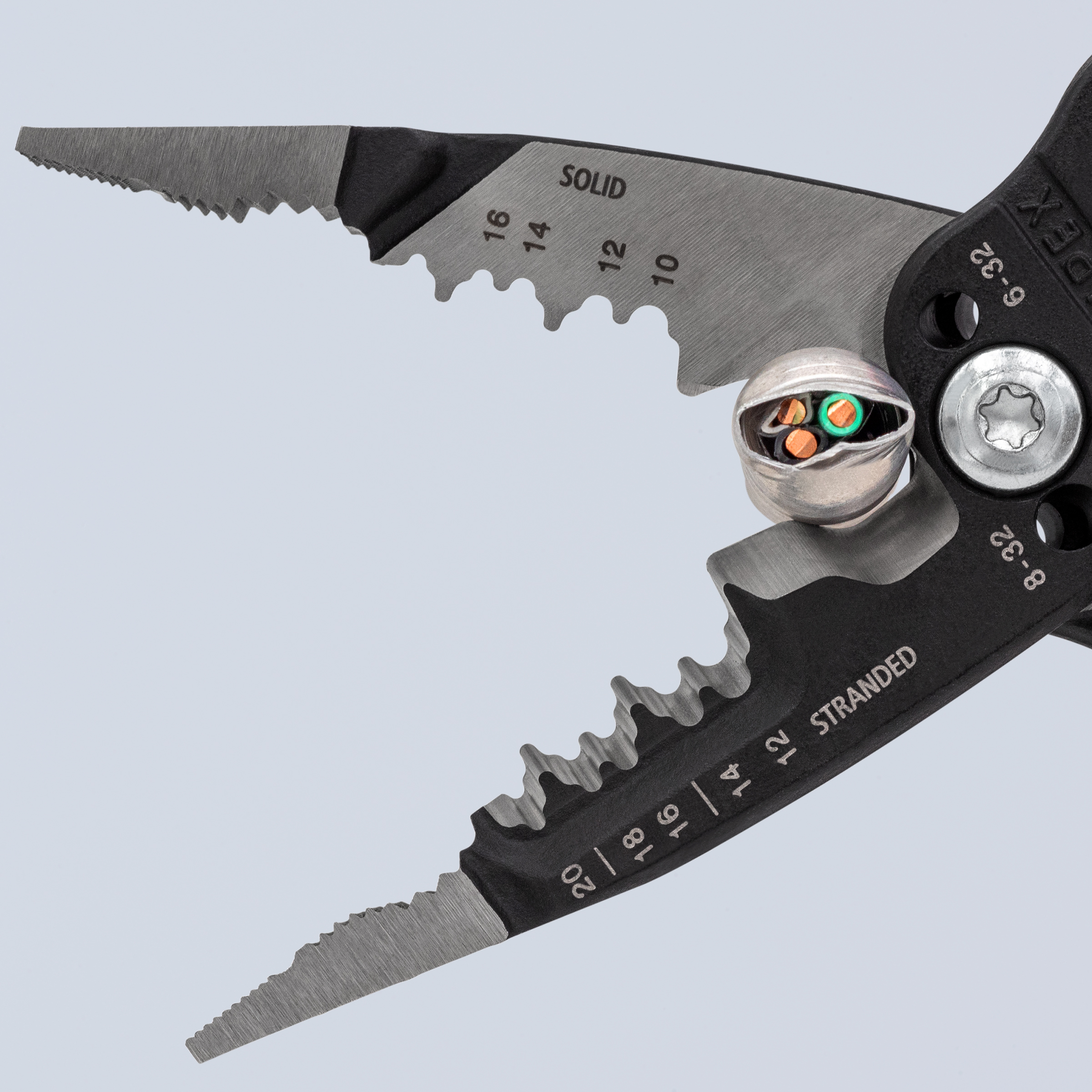 8" Forged Wire Stripper 20-10 AWG