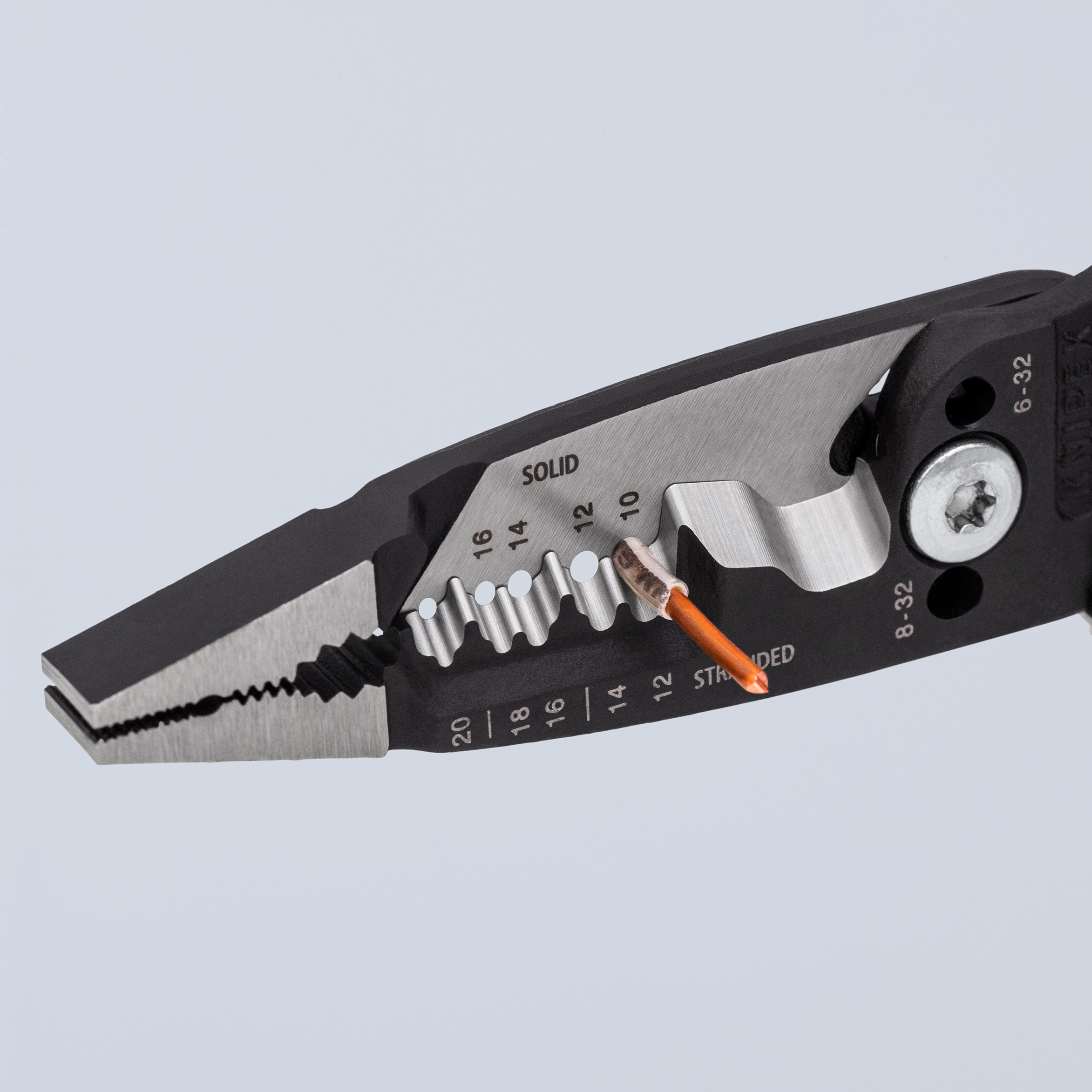 8" Forged Wire Stripper 20-10 AWG