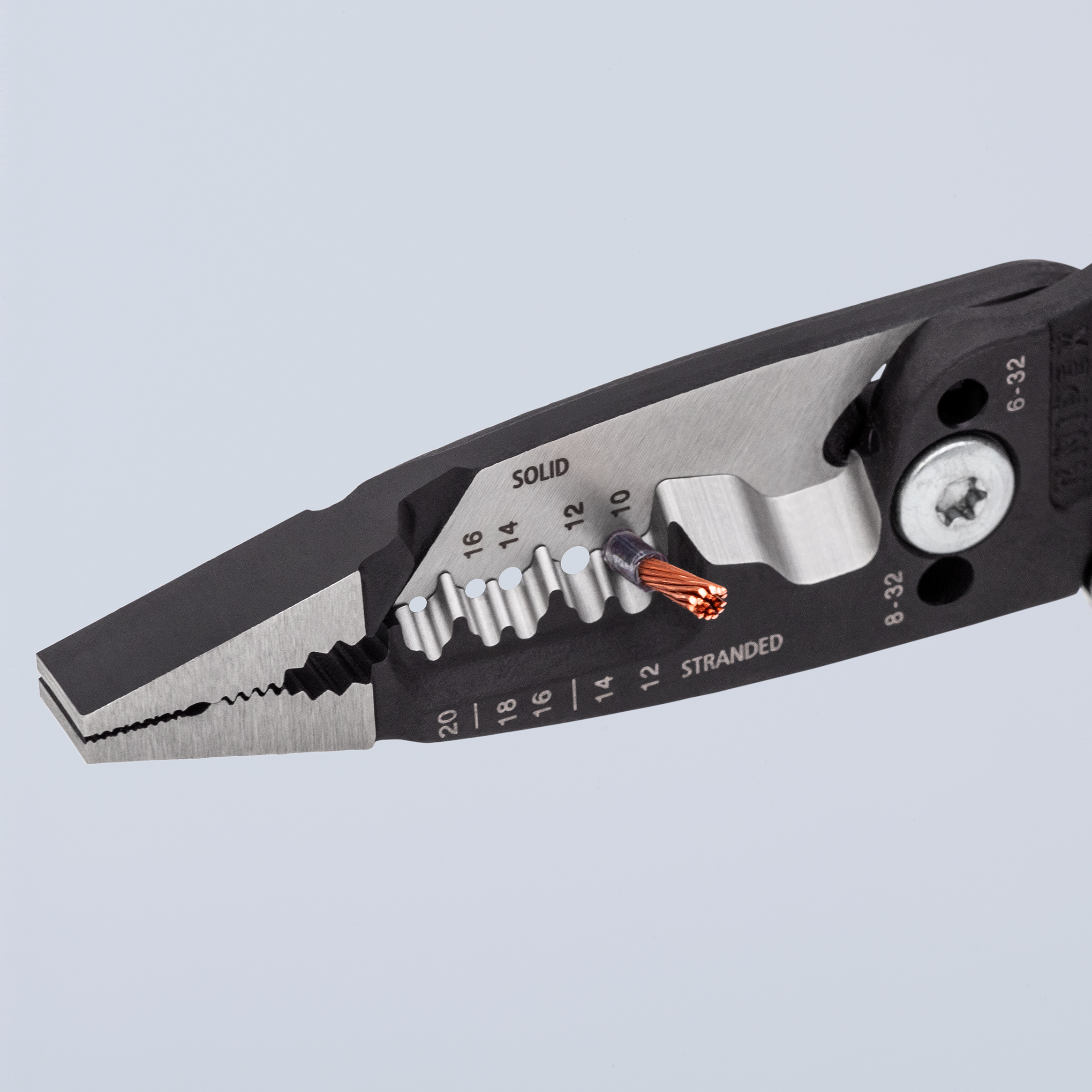 8" Forged Wire Stripper 20-10 AWG