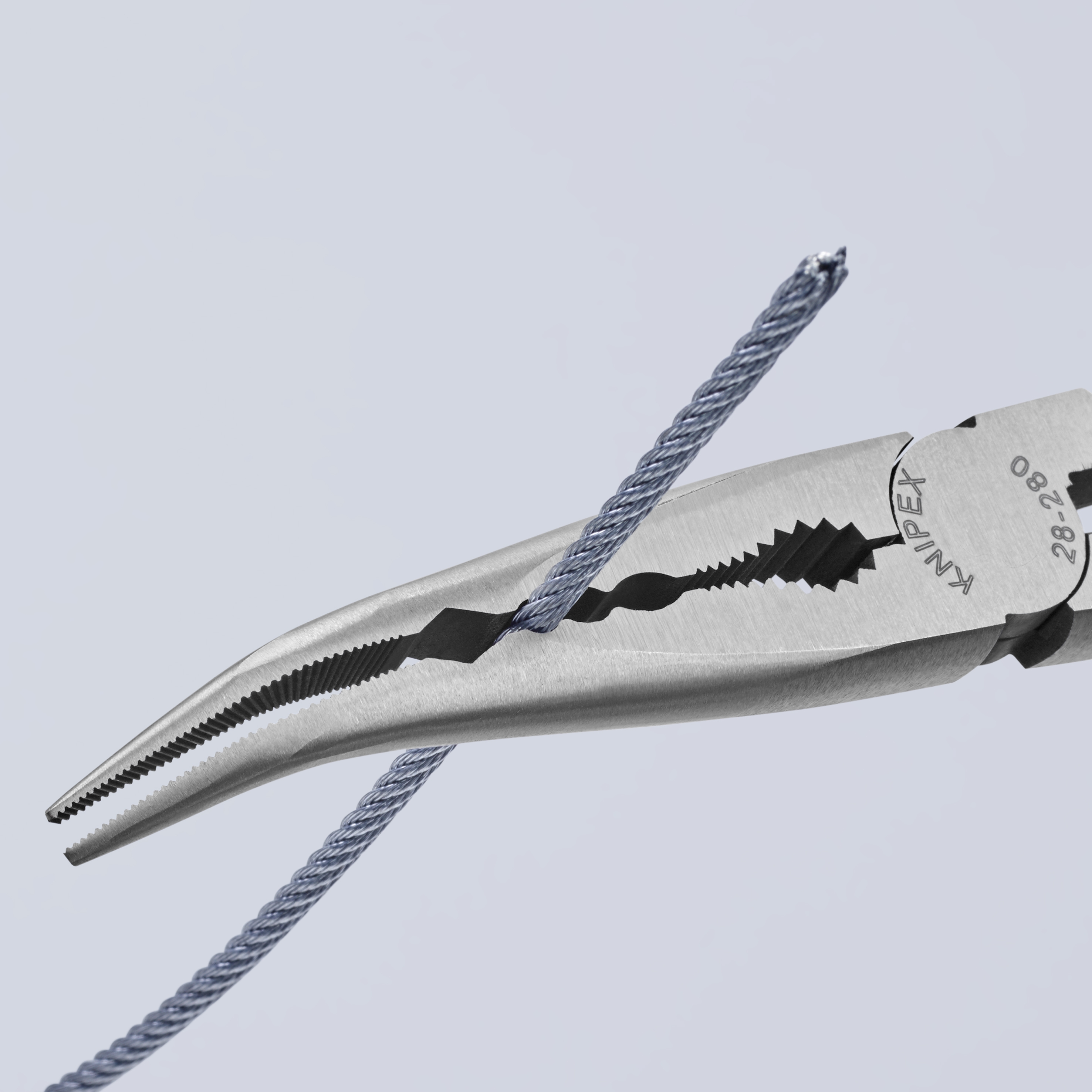 11" Extra Long Needle-Nose 45° Angled Pliers