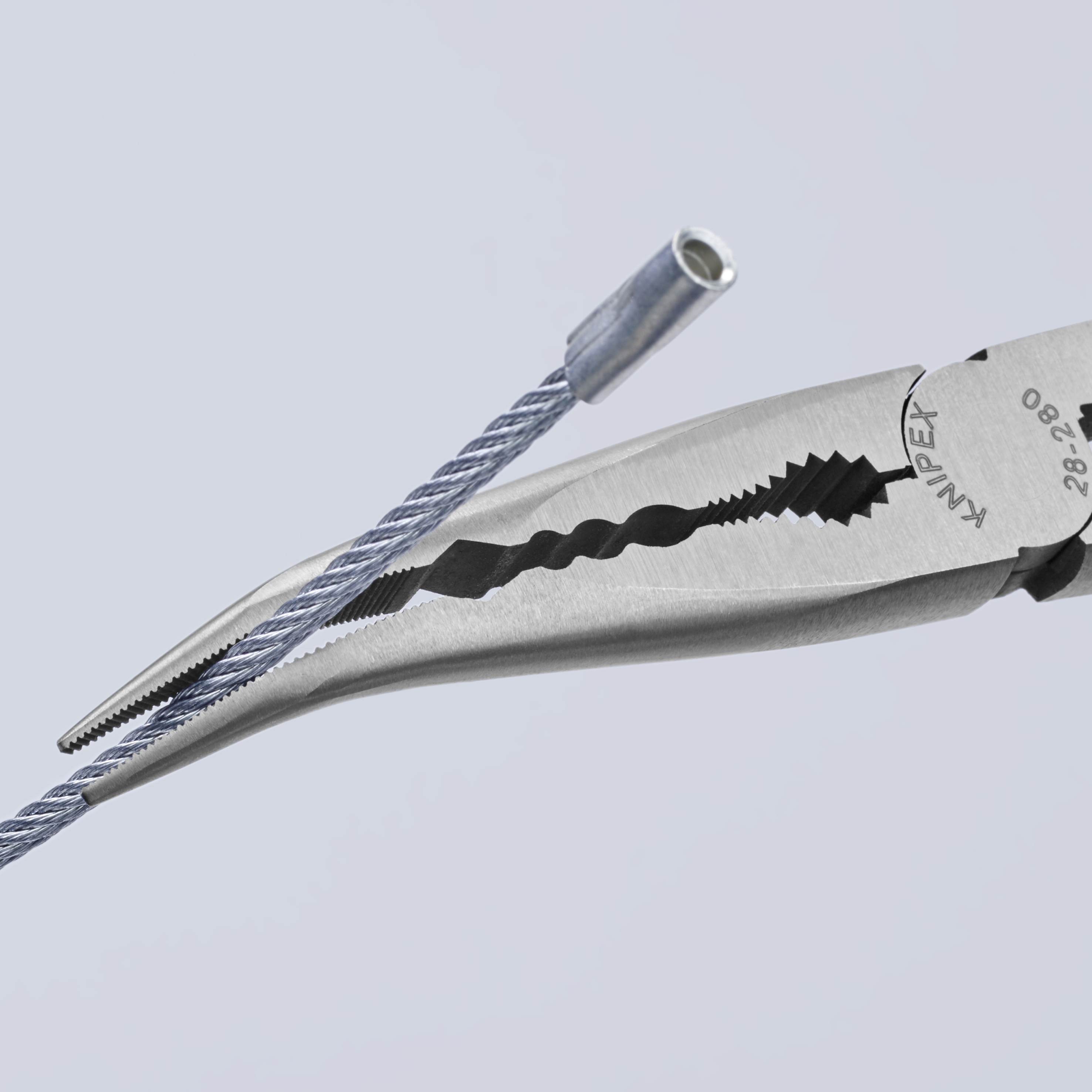 11" Extra Long Needle-Nose 45° Angled Pliers
