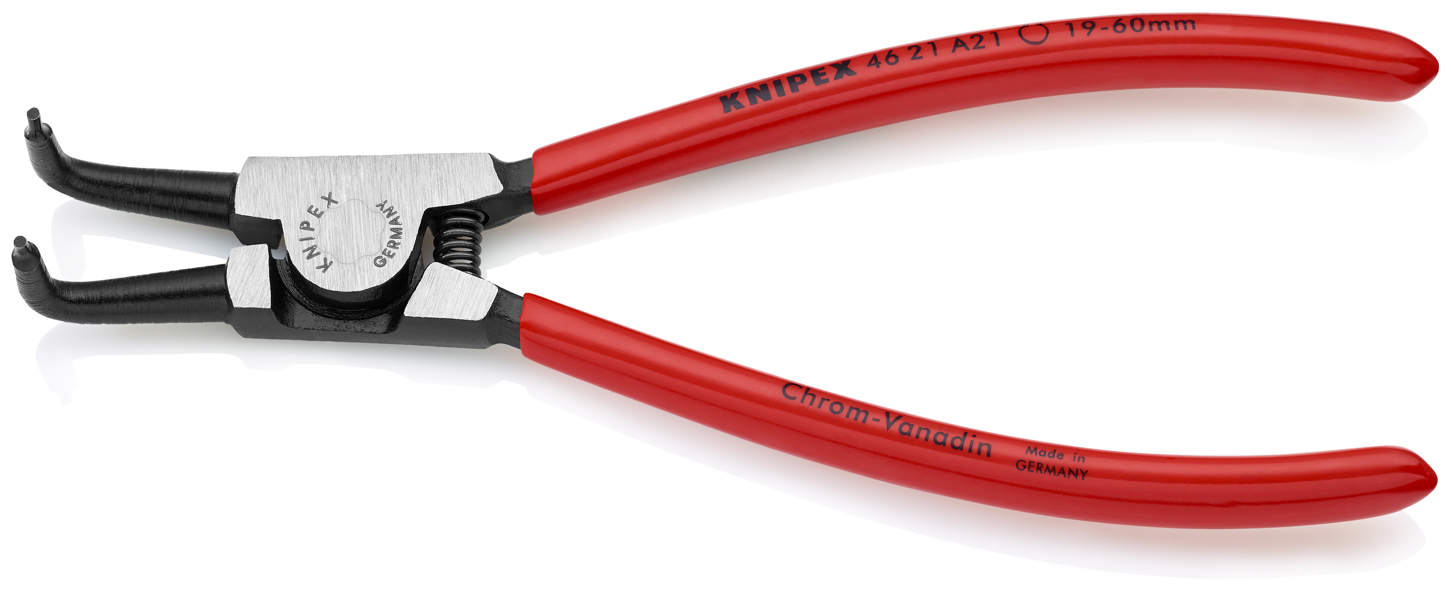 6 3/4" External 90° Angled Snap Ring Pliers-Forged Tips