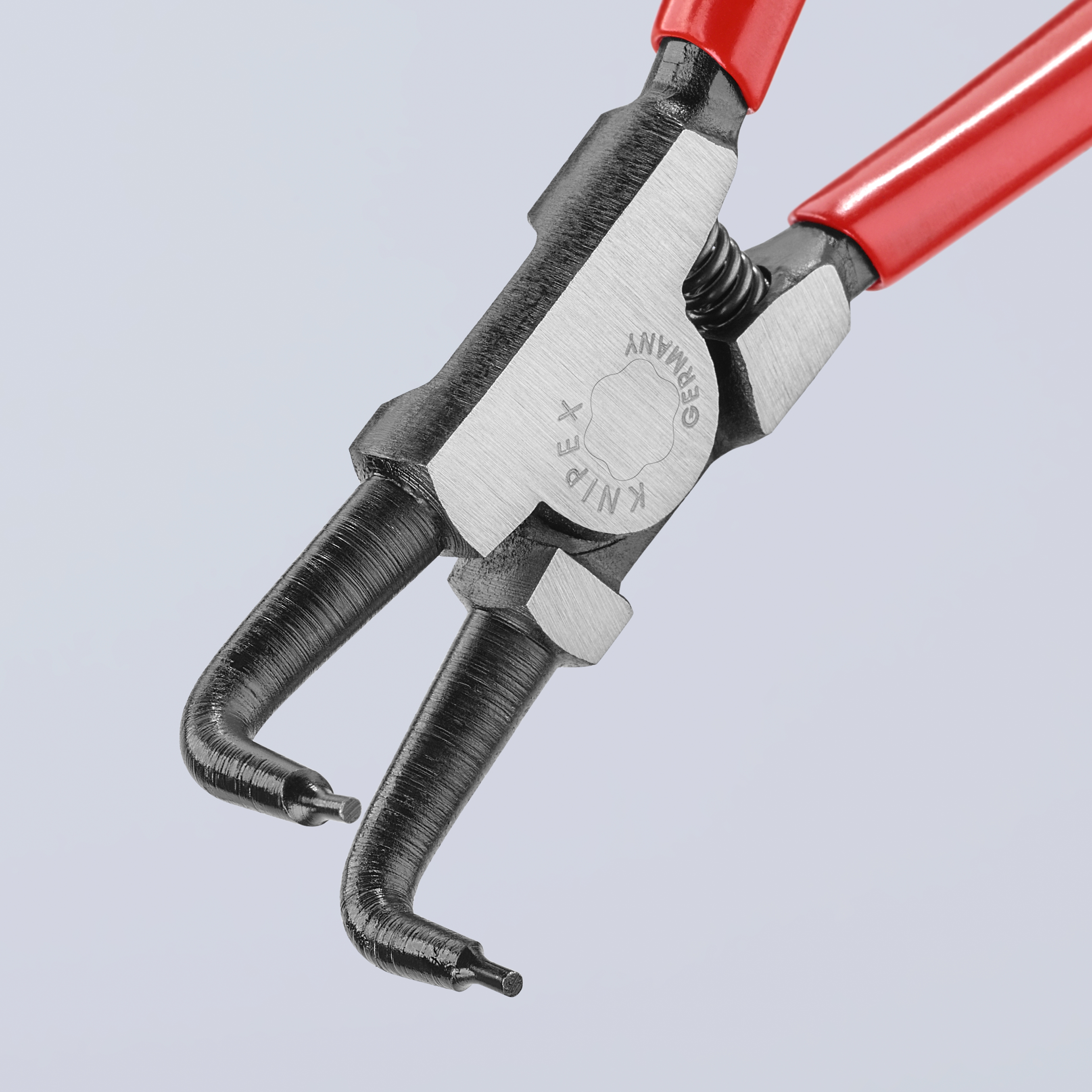 6 3/4" External 90° Angled Snap Ring Pliers-Forged Tips