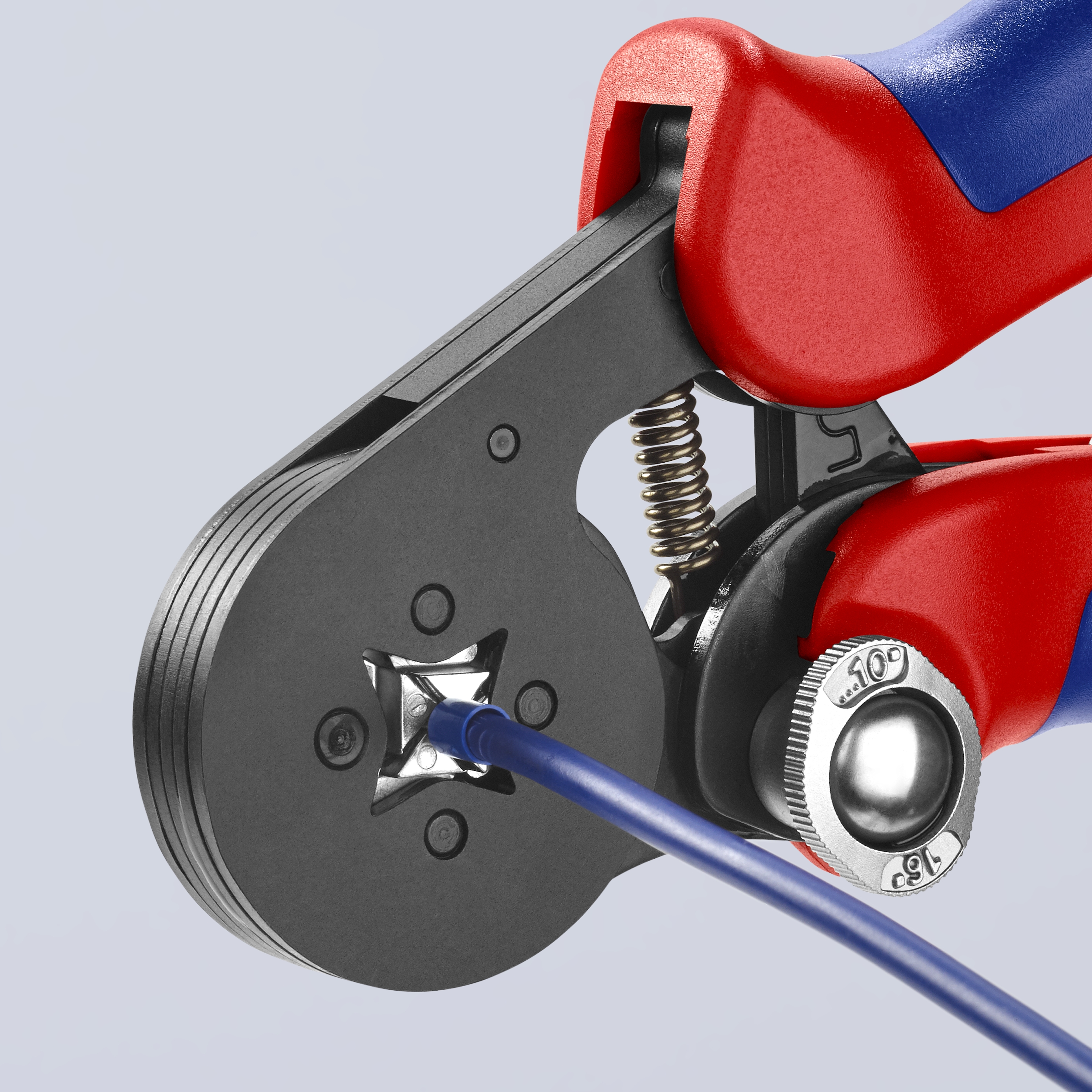 7" Self-Adjusting Crimping Pliers For Wire Ferrules