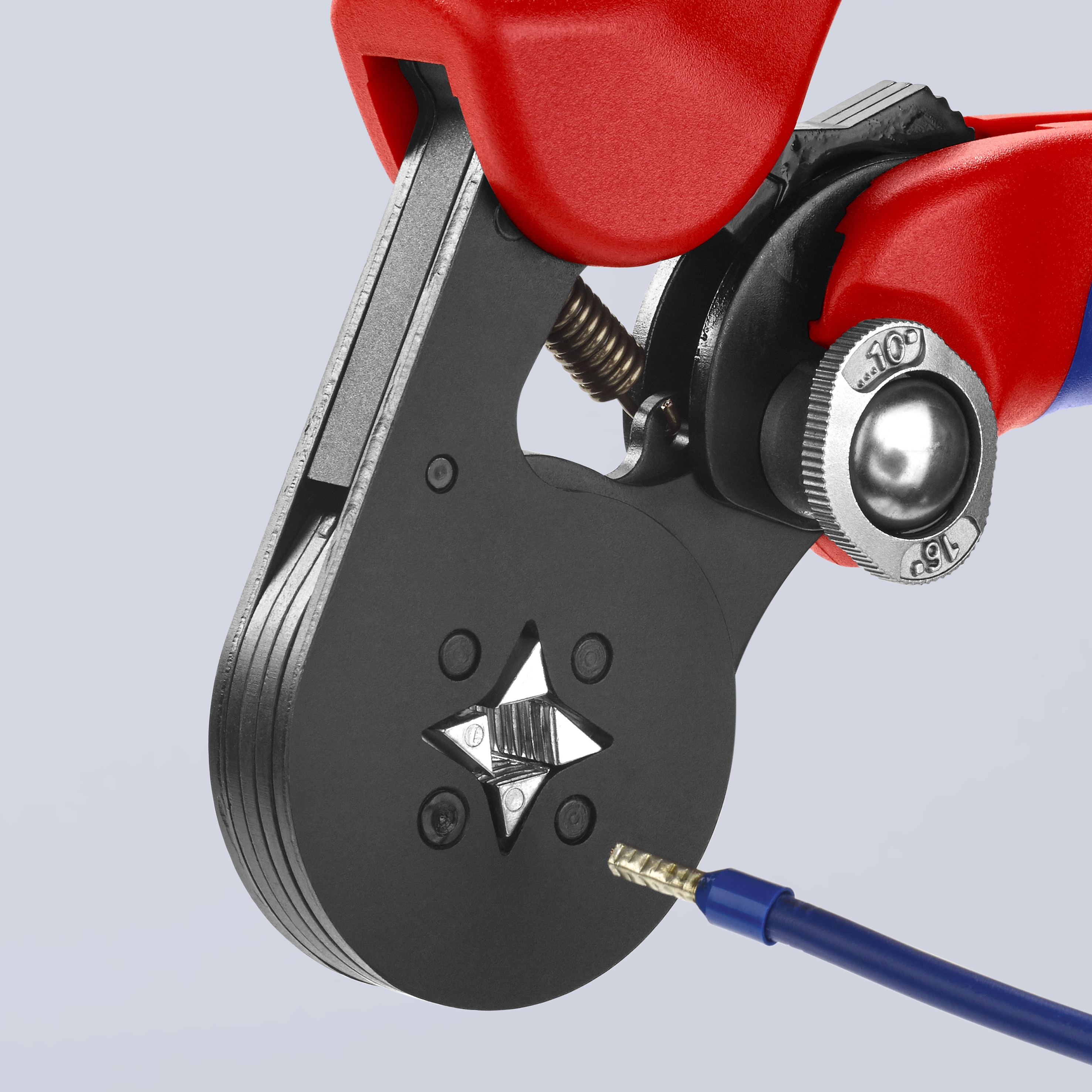 7" Self-Adjusting Crimping Pliers For Wire Ferrules