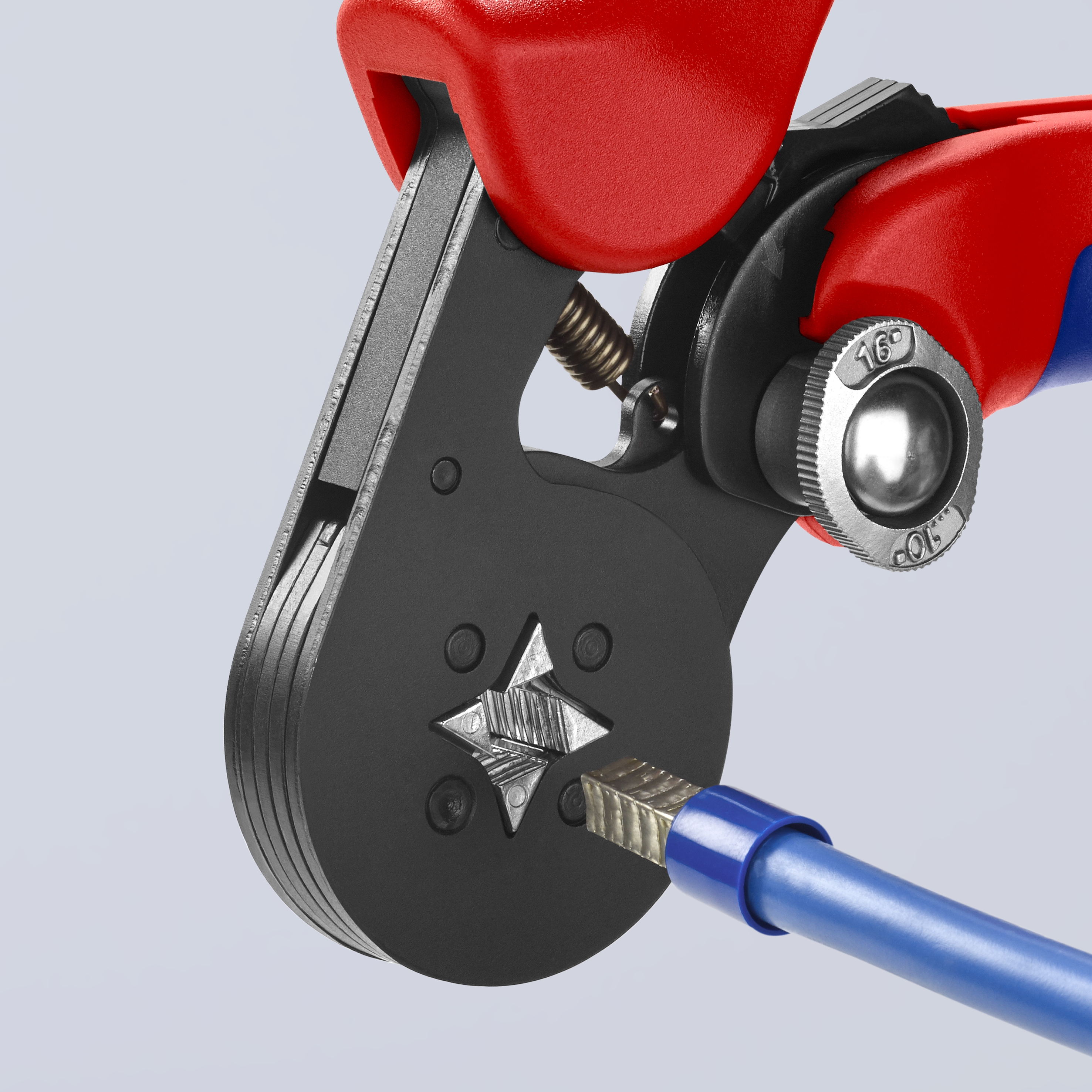 7" Self-Adjusting Crimping Pliers For Wire Ferrules
