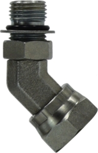 45 Degree O-Ring Swivel Adapter 45 Degree O-Ring Swivel Adapter