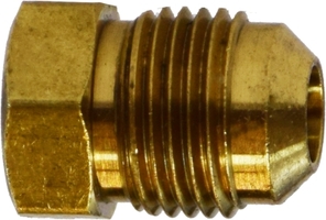 Midland Industries 5/8" Brass Flare Plug